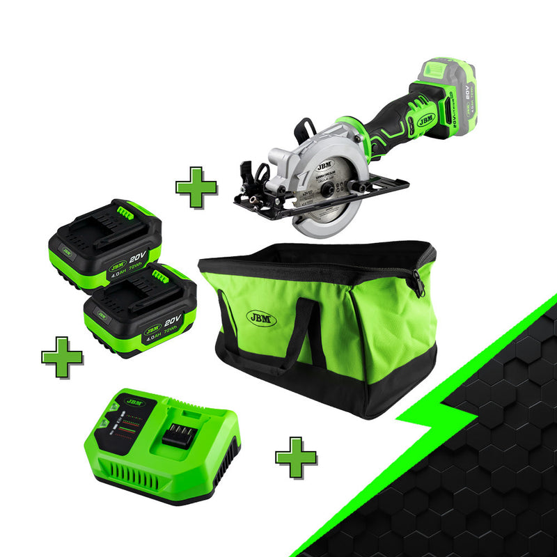 JBM (PROMO-60011D) Promo Electr: Mini Circular Saw 60011 + X2 60013 + 60016 + 53782