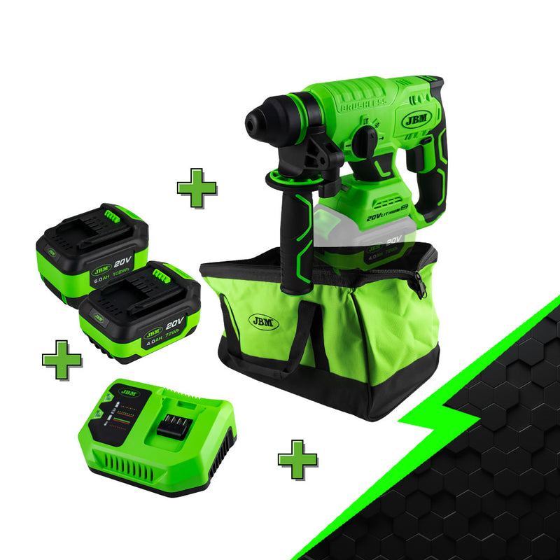 JBM (PROMO-60023D) Promo Electr: Brushless Rotary Hammer 60023 + 60013 + 60015 + 60016 + 53782