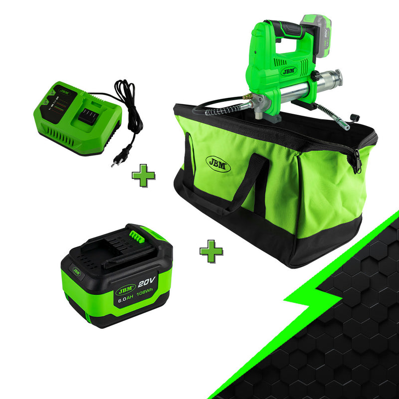 JBM (PROMO-60038A) Promo 60038 Electric Grease Gun + 60015 + 60016 + 53782