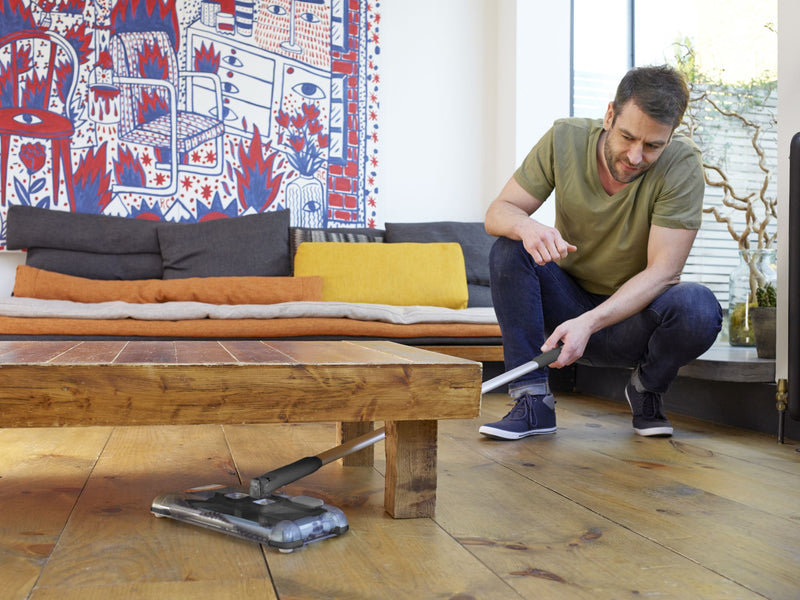 Vassoura de chão sem fios Black&amp;Decker (PSA215B-QW) 14,4 Wh - Cinza