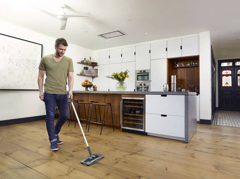 Vassoura de chão sem fios Black&amp;Decker (PSA215B-QW) 14,4 Wh - Cinza