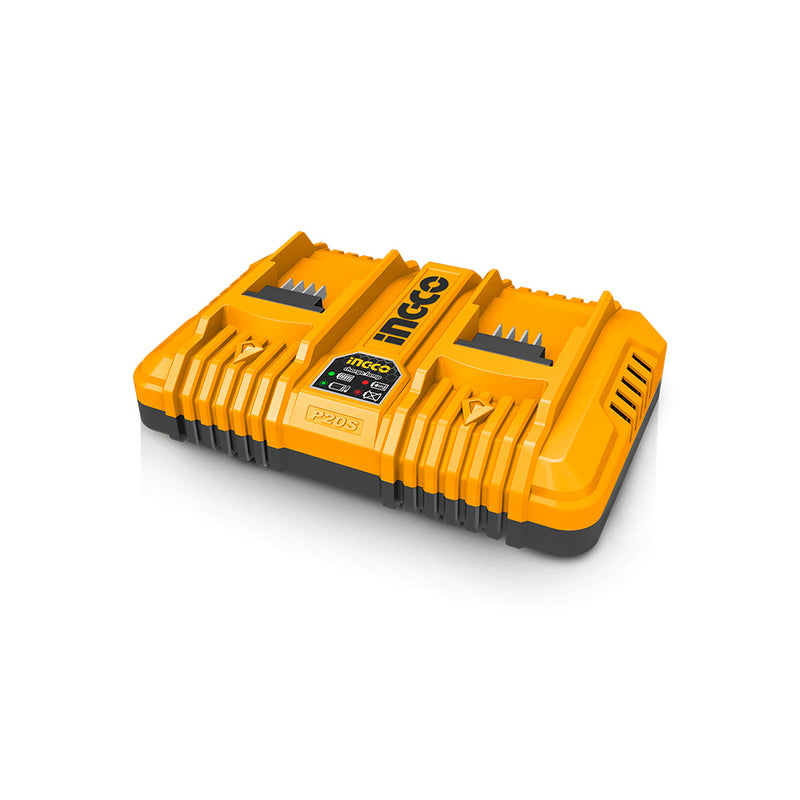 Cargador doble INGCO (FCLI2034E) 20V 4A