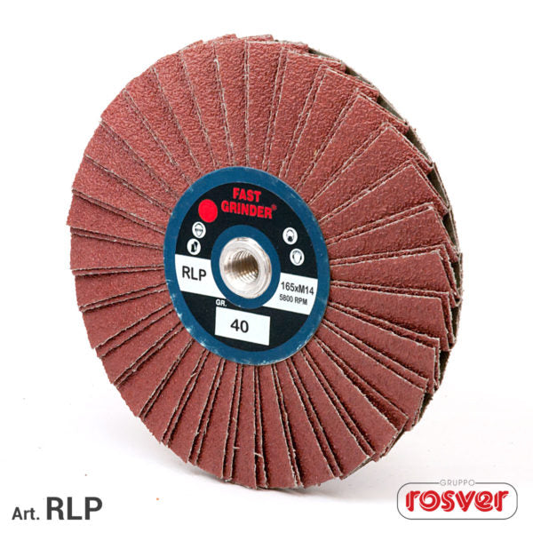 Rosver (RLP) Folded Flap Wheels for Corners