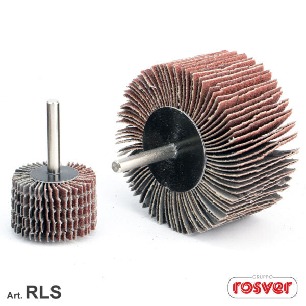 Rosver (RLS) Jagged Flap Wheels with Shaft