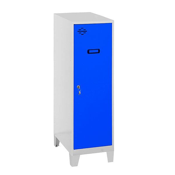 Armário Simonlocker Mon.Single Mini 915x400x500+Pernas Gr/Az - (1015x400x500)