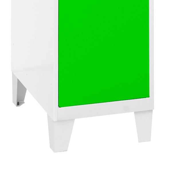 Armário Simonlocker Mon.Single Mini 915x400x500+Pernas Bl/Ve - (1015x400x500)