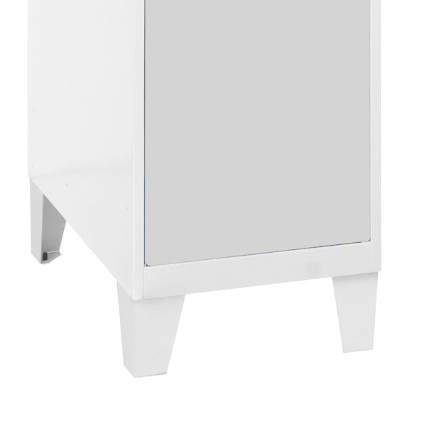 Armário Simonlocker Mon.Single Mini 915x400x500+Pernas Bl/Gr - (1015x400x500)