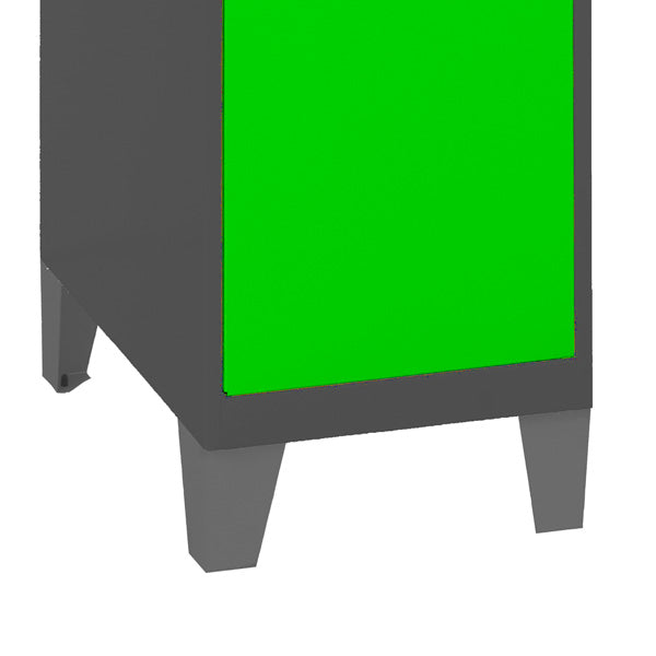 Armário Simonlocker Mon.Single Mini 915x400x500+Pernas An/Ve - (1015x400x500)