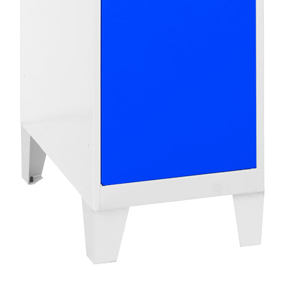 Armário Simonlocker Mon.Single Mini 915x400x500+Pernas Bc/Az - (1015x400x500)