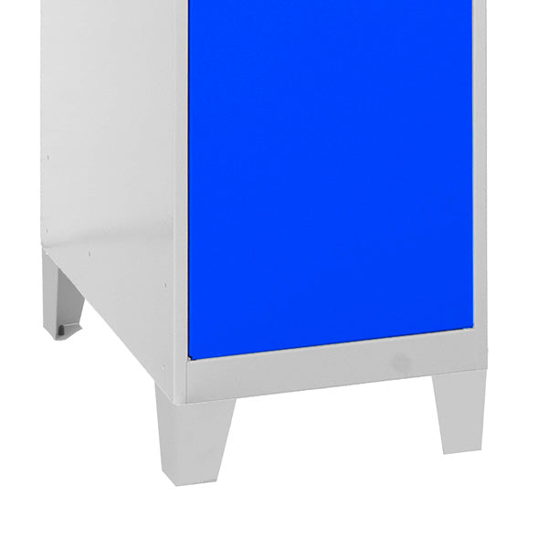 Armário Simonlocker Mon.Single Mini 915x400x500+Pernas Gr/Az - (1015x400x500)