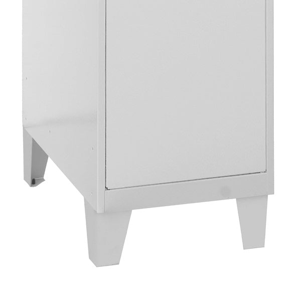 Armário Simonlocker Mon.Single Mini 915x400x500+Pernas Cinza - (1015x400x500)