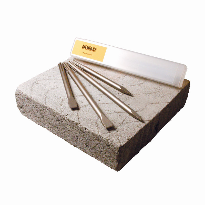 Conjunto de formões planos/pontudos SDS-max Dewalt (SDSMAXSET-QZ) (4 unid.)