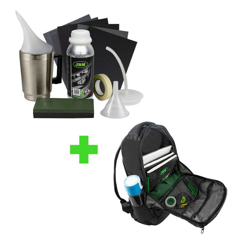 JBM (SERIE381) Promo 53673 Headlight Restoration Kit + 54043 Jbm Backpack