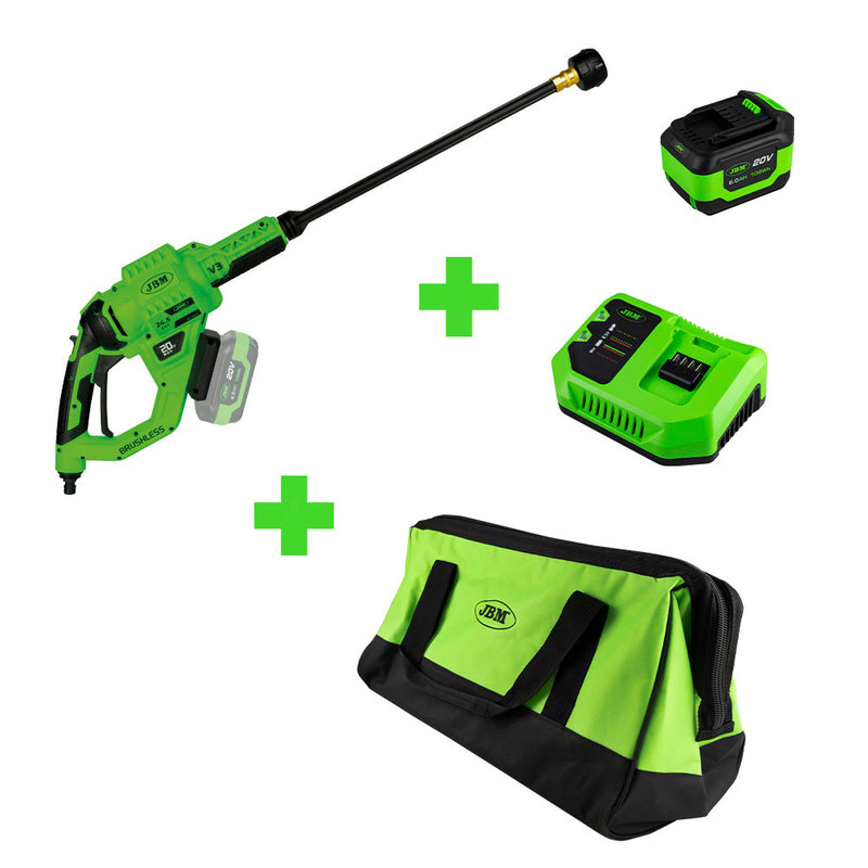 JBM (SÉRIE 397) Promoção 60039 Lavadora de Alta Pressão Elétrica sem Escovas + 53872 + 60015 + 60016 + 53782