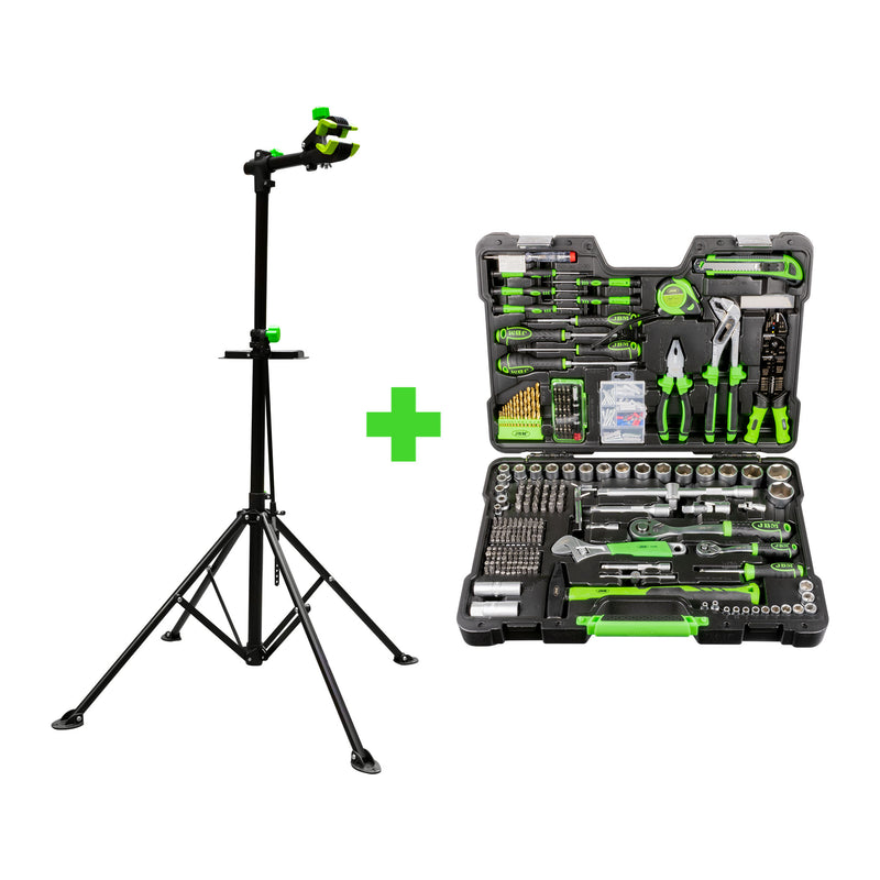 JBM (SERIE404) Promo Bike Repair Stand 53919 + 53212