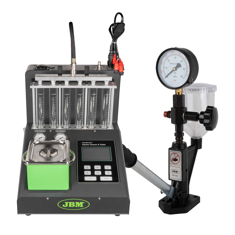 JBM (SERIE474) 54391 Diesel Injector Nozzle Tester + 54392 Gdi / Efi Injector Cleaner And Tester