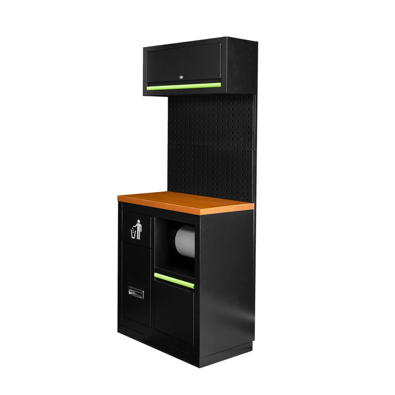 JBM (SERIE524) Conjunto de Mobiliário Modular (7 peças) - Extensão com Armário e Porta-Bobinas (Ref. 16493)