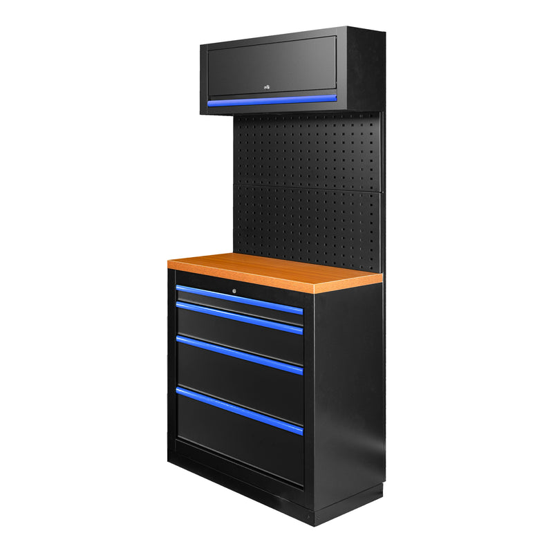 Juego de muebles modulares JBM (SERIE526B) (7 piezas) - Azul