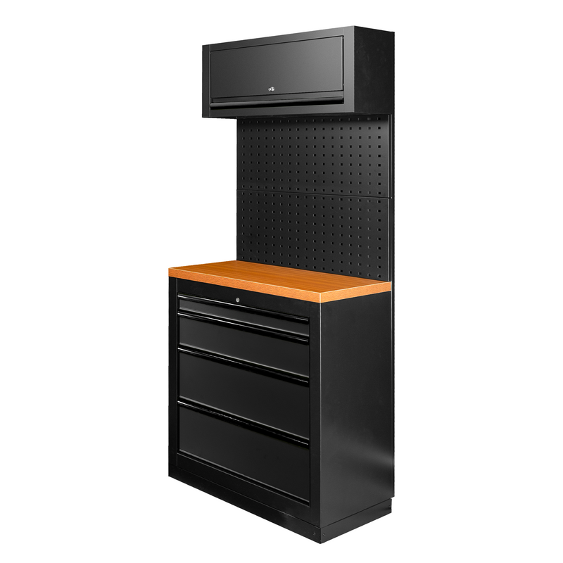 JBM (SERIE526K) Modular Furniture Set (7pcs) - Black