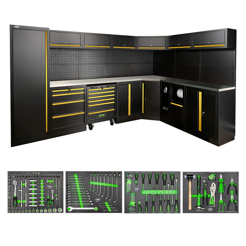 Conjunto de Mobiliário Modular JBM (SERIE587G) (43 peças) - Dourado