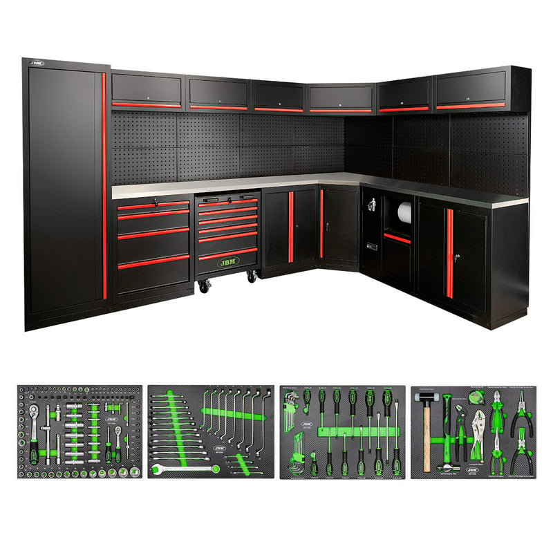 Conjunto de Mobiliário Modular JBM (SERIE587R) (43 peças) - Vermelho