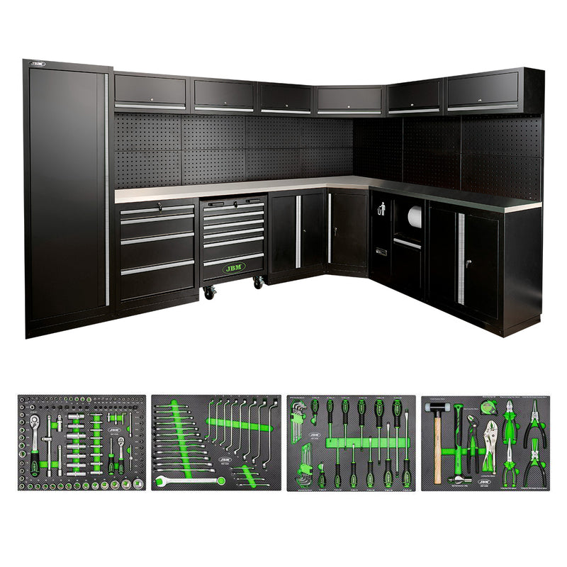 JBM (SERIE587S) Modular Furniture Set (43 Pcs) - Silver