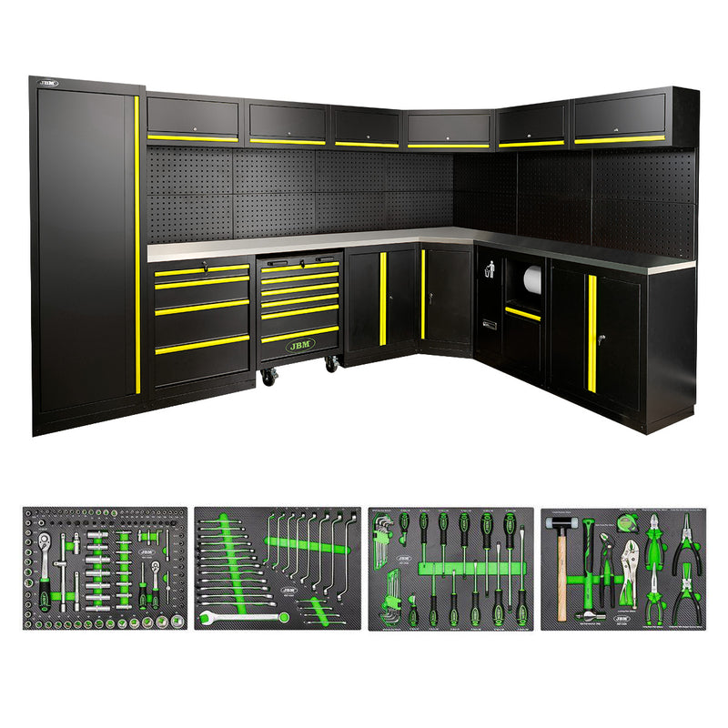 Conjunto de Mobiliário Modular JBM (SERIE587Y) (43 peças) - Amarelo