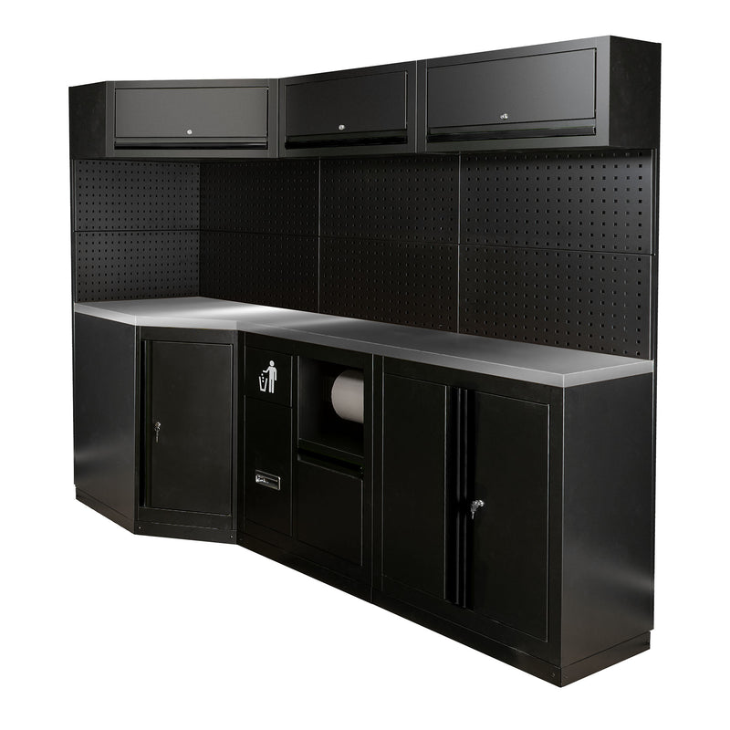 Conjunto de Mobiliário Modular JBM (SERIE589K) (22 peças) - Preto