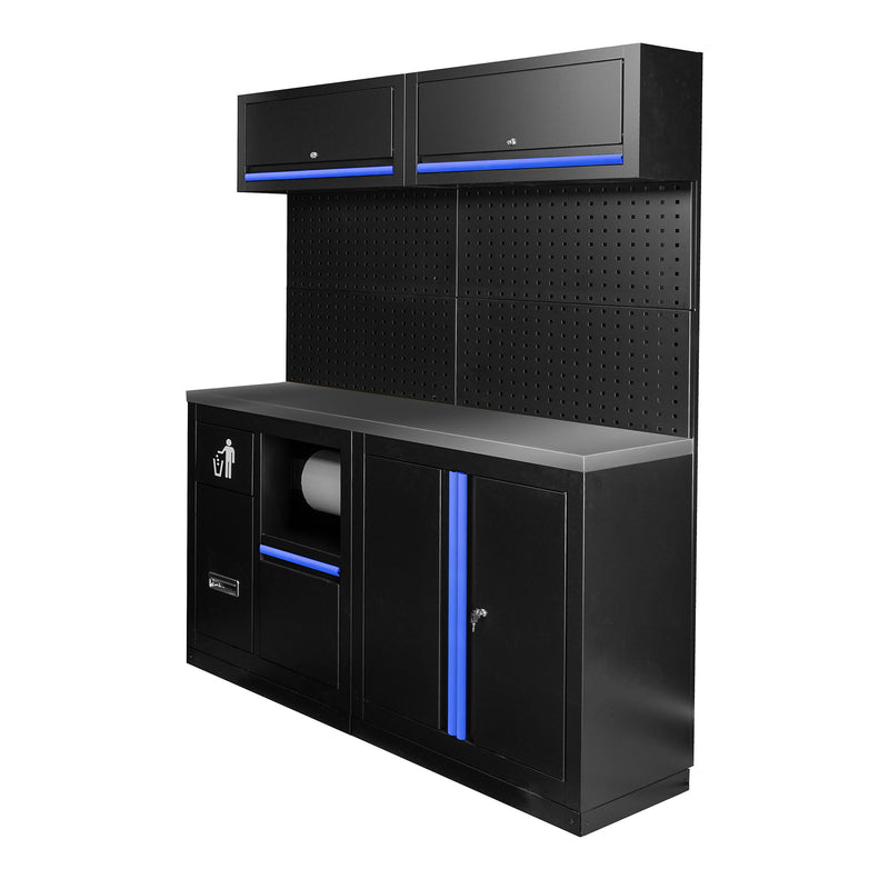 JBM (SERIE590B) Juego de muebles modulares (12 piezas) - Azul
