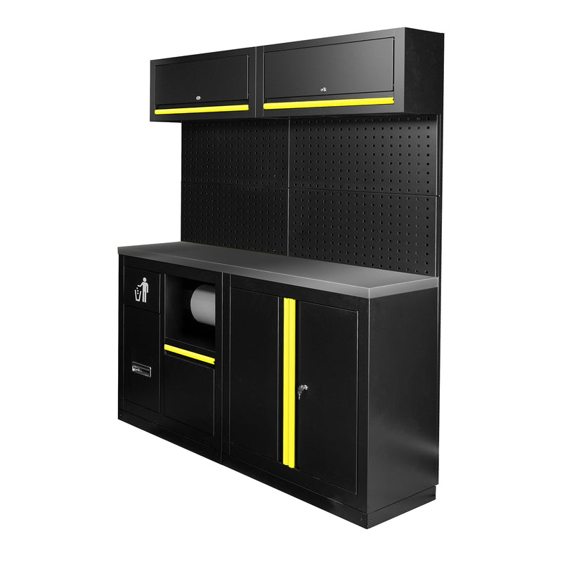JBM (SERIE590Y) Juego de muebles modulares (12 piezas) - Amarillo
