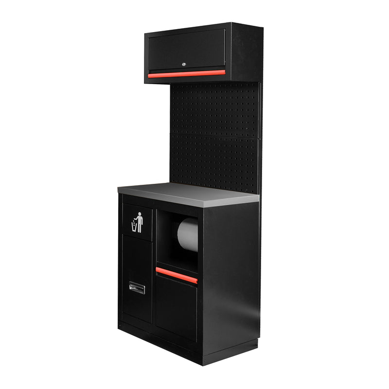 JBM (SERIE591R) Juego de muebles modulares (7 piezas) - Rojo