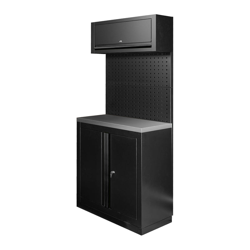JBM (SERIE592K) Modular Furniture Set (7pcs) - Black