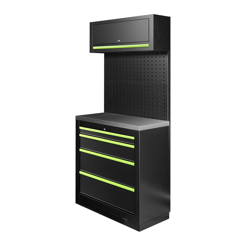 Conjunto de Mobiliário Modular JBM (SÉRIE593) (7 peças) - Extensão com Armário de 4 Gavetas (Ref. 16627)
