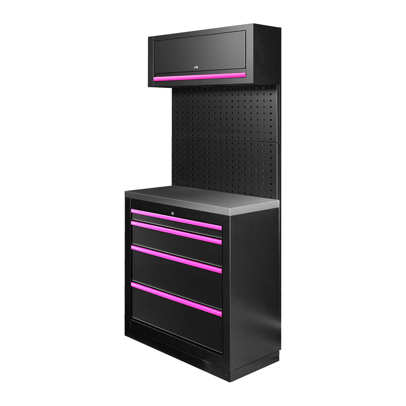 JBM (SERIE593P) Modular Furniture Set (7pcs) - Pink