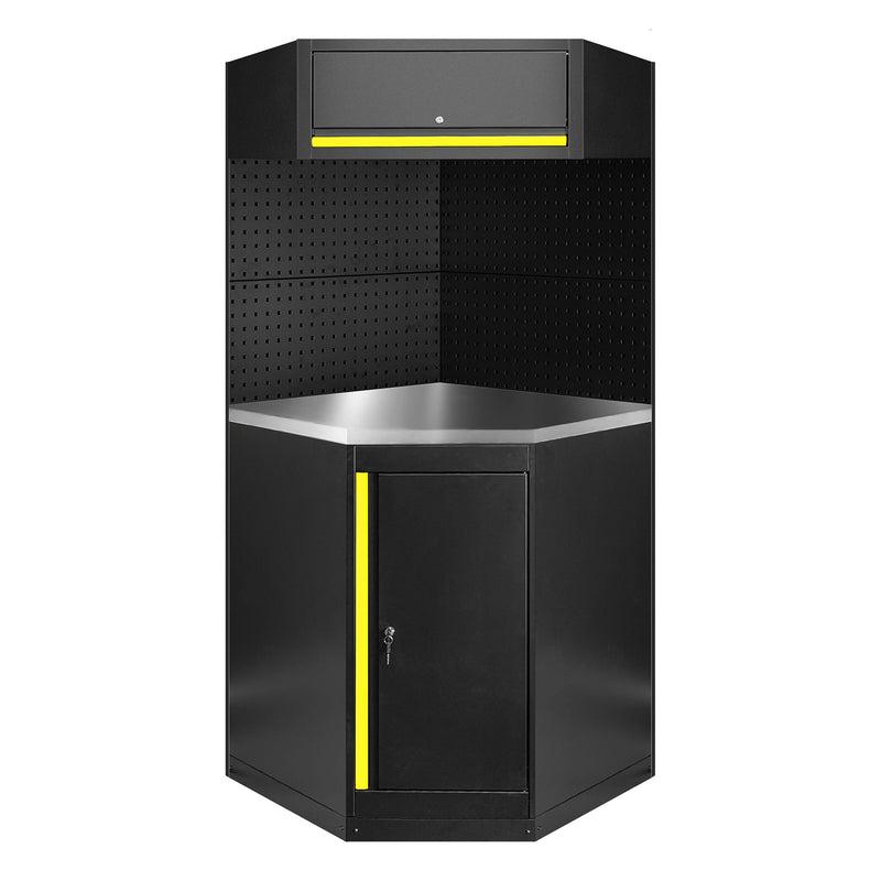 JBM (SERIE594Y) Juego de muebles modulares (11 piezas) - Amarillo