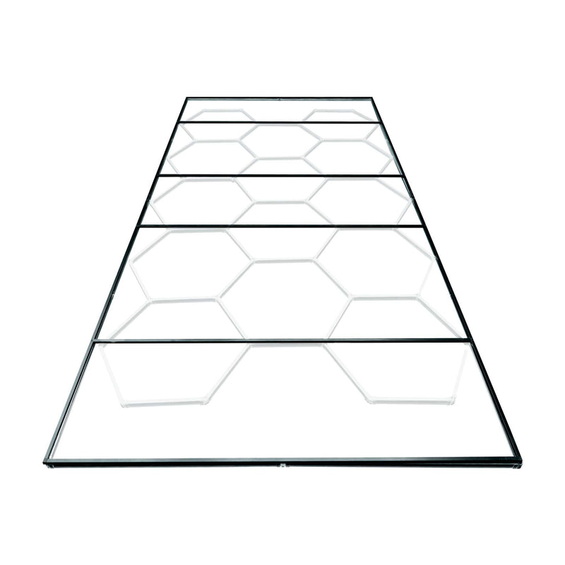 Juego de luces LED hexagonales JBM (SERIE618) con kit de soporte metálico