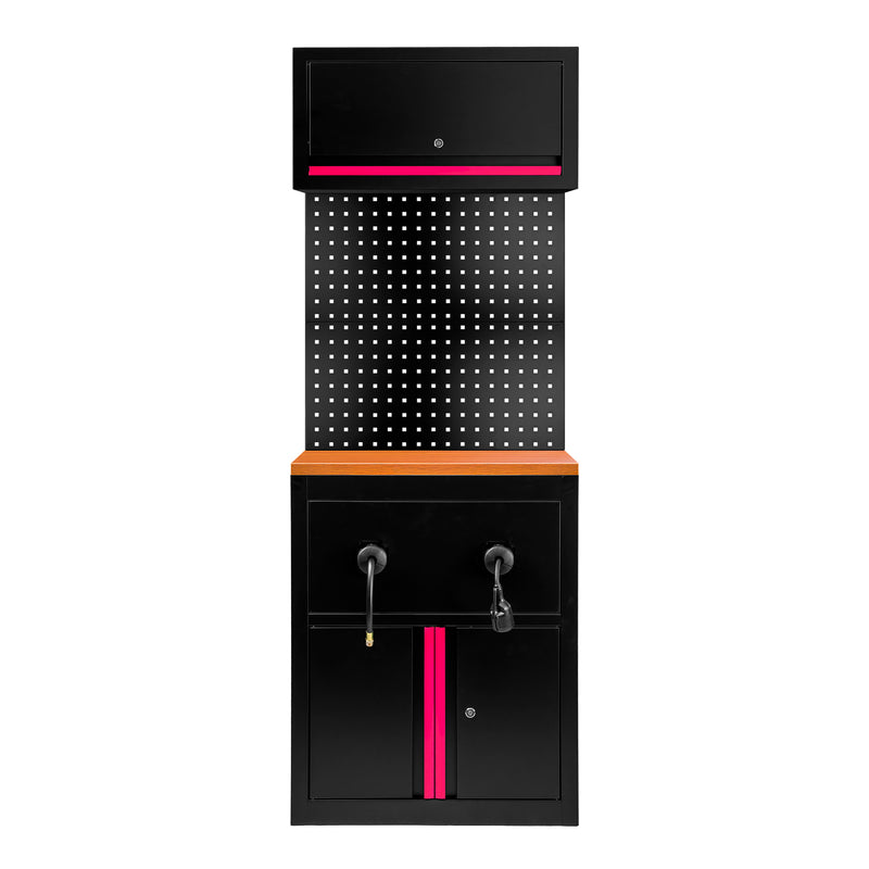 Conjunto de mobiliario modular JBM (SERIE627P) (9 uds.) - Extensión de armario para enrolladores de manguera (Ref. 18403) - Rosa
