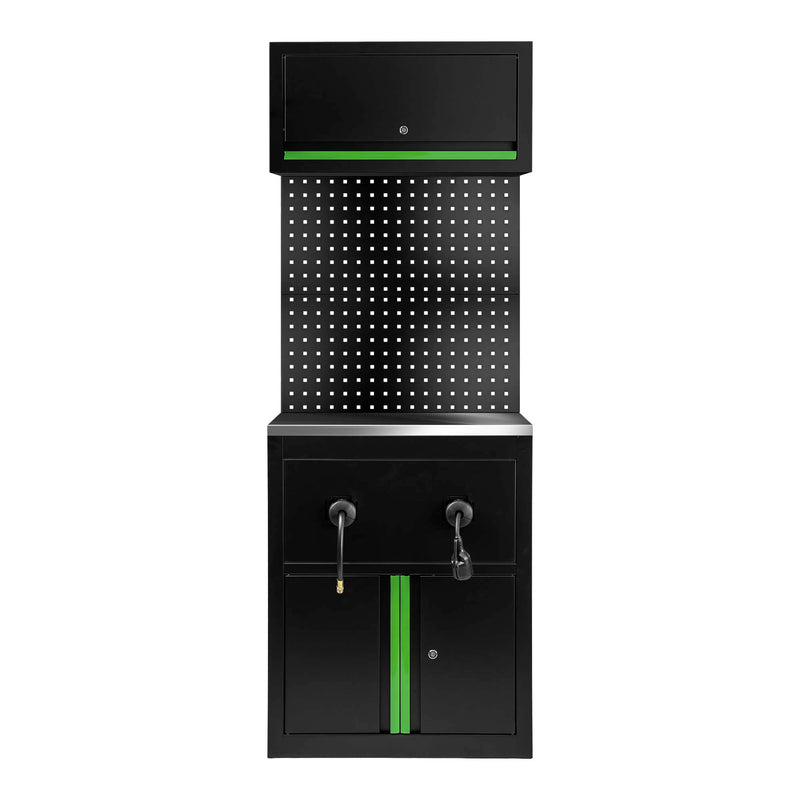 Conjunto de mobiliario modular JBM (SERIE628) (9 piezas) - Extensión de armario para enrolladores de manguera (Ref. 18403)