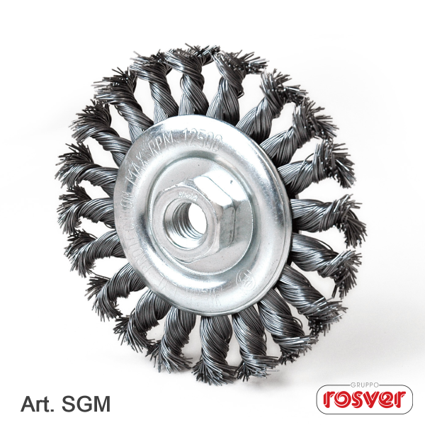 Fast Grinder (SGM) Escova Circular com Nós Torcidos M14