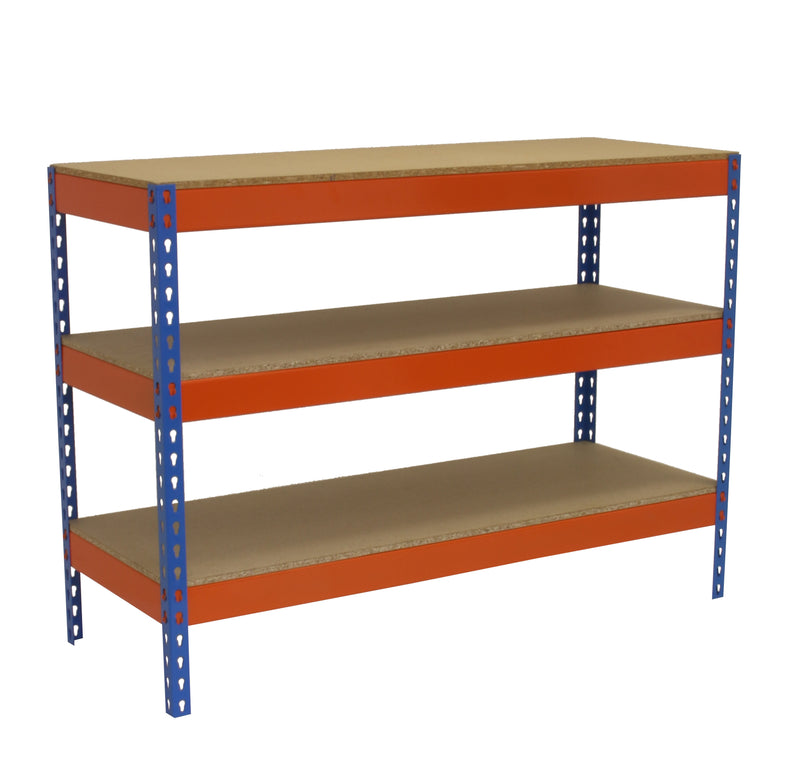 Workbench Simonwork Basic 3 901875-3 Blue/Orange/Wood - (900x1800x750)