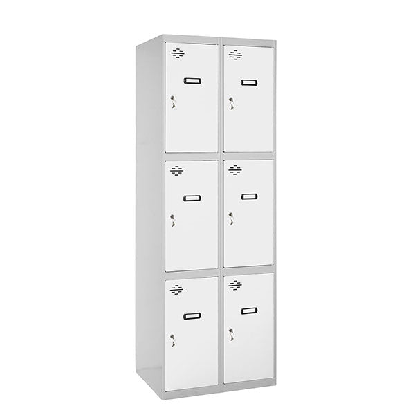 Locker Simonlocker Prof.Mon.3 Door 2/6 300 (600) Gr/Bl - (1800x600x500)