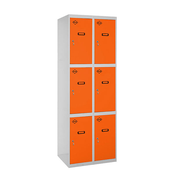 Locker Simonlocker Prof.Mon.3 Door 2/6 300 (600) Gr/Na - (1800x600x500)