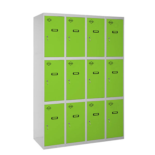 Locker Simonlocker Prof.Mon.3 Door 4/12 300 (1200)Gr/Ve - (1800x1200x500)