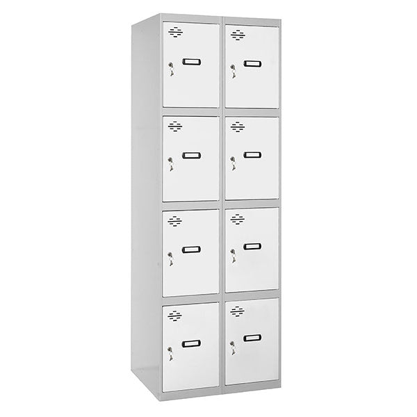 Locker Simonlocker Prof.Mon.4 Door 2/8 300 (600) Gr/Bl - (1800x600x500)