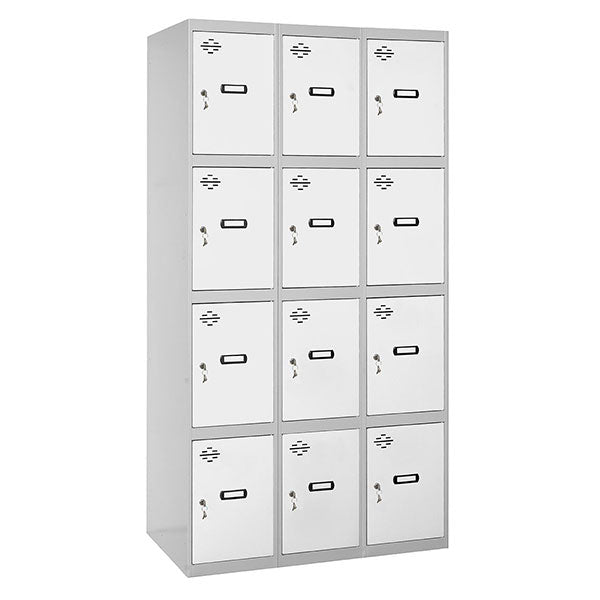 Taquilla Simonlocker Prof.Mon.4 Puertas 3/12 300 (900) Gr/Bl - (1800x900x500)