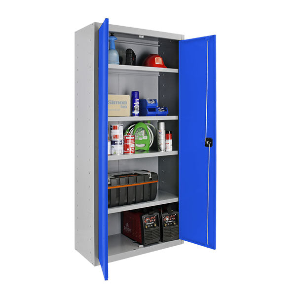 Armário Simonlocker Prof.Mon.Multi. 180x60x40 2/4 Gr/Azul - (1800x600x400)