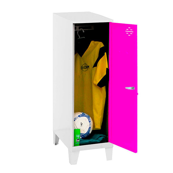 Armário Simonlocker Mon.Single Mini 915x400x500+Pernas Bl/Ro - (1015x400x500)