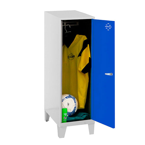 Armário Simonlocker Mon.Single Mini 915x400x500+Pernas Gr/Az - (1015x400x500)