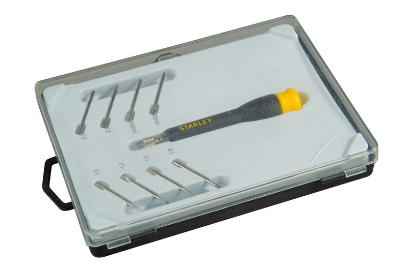Stanley (STHT0-62629) Conjunto de chaves de fendas de precisão com várias lâminas (8 peças)