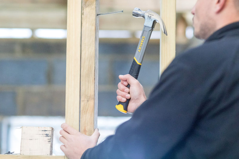 Martillo de fibra de vidrio con garra curva Stanley (STHT0-51309) de 16 oz/450 g